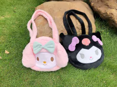 Kawaii sanrioed ,pelúcia cinnamoroll ,melody kuromi, bolsas femininas ,bolsas de ombro na internet