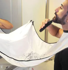 avental de barbear, cuidados com o cabelo limpo ,adulto - dezzabella57