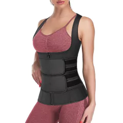 Cinta modeladora feminina com zíper, espartilhamento modelador de corpo ,neopren - comprar online