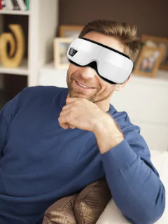 Olho Massageador ,6D Inteligente, Airbag ,Vibração, Eye Care ,Instrumento Compressa quente na internet