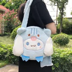 Kawaii sanrioed ,pelúcia cinnamoroll ,melody kuromi, bolsas femininas ,bolsas de ombro - loja online