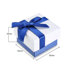 Caixas de presente para anel ou pulseira sem ajuste de logotipo na internet