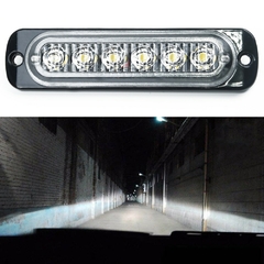 Lâmpada led em barra de luz para trabalho, farol de neblina 12v, offroad, suv, - dezzabella57