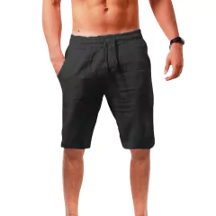 Calça de algodão masculina, calça de algodão de secagem rápida, respirável na internet