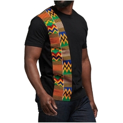 impressão étnica camiseta