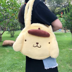 Kawaii sanrioed ,pelúcia cinnamoroll ,melody kuromi, bolsas femininas ,bolsas de ombro