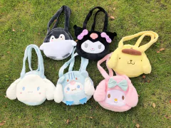 Kawaii sanrioed ,pelúcia cinnamoroll ,melody kuromi, bolsas femininas ,bolsas de ombro na internet