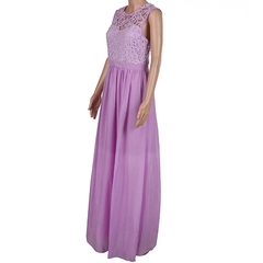 Imagem do Vestido feminino sensual sem mangas com costas abertas, vestido floral coral, madrinha