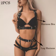 sexy goth, cinta liga, lingerie sexy, lingerie arnês, feminino gothic rave - loja online