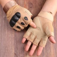 Luvas táticas militares, dedo cheio, duro, luva masculina esportiva