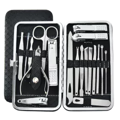 19 pçs/set Poda Nail Clippers, Corte Alicate ,Conjunto Único Nail Groove Pedicure - comprar online
