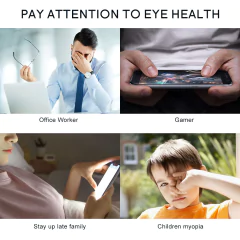 Olho Massageador ,6D Inteligente, Airbag ,Vibração, Eye Care ,Instrumento Compressa quente