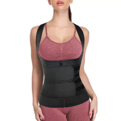 Cinta modeladora feminina com zíper, espartilhamento modelador de corpo ,neopren - comprar online