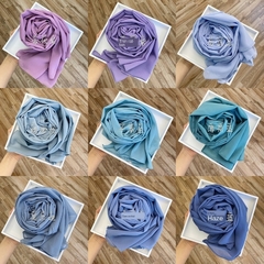 Lenço hijabs muçulmano da malásia, cachecol longo com pérolas e chiffon simples