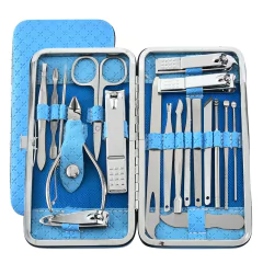 19 pçs/set Poda Nail Clippers, Corte Alicate ,Conjunto Único Nail Groove Pedicure na internet