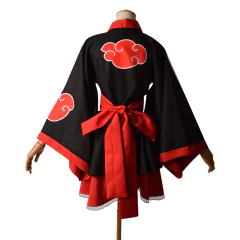 Conjunto de roupas femininas de anime para cosplay, 6 estilos, akatsuki, kimono,