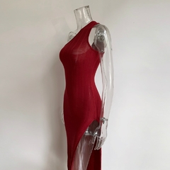 [ snug bodycon] vestidos rosa, quente, um ombro na internet