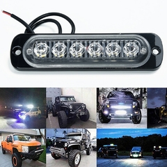 Lâmpada led em barra de luz para trabalho, farol de neblina 12v, offroad, suv, na internet