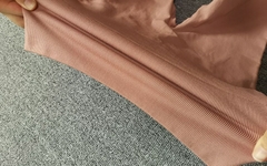 sem costura leggings cintura alta elástica revestidas para cima - comprar online