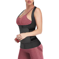Cinta modeladora feminina com zíper, espartilhamento modelador de corpo ,neopren - comprar online