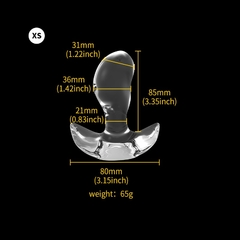 6 tamanhos plugue anal grande plug anal masculino macio vibrador jelly sexo anal - comprar online