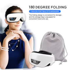 Olho Massageador ,6D Inteligente, Airbag ,Vibração, Eye Care ,Instrumento Compressa quente
