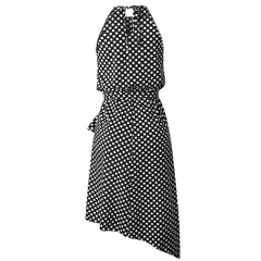 [Bigsweety vintage] vestidos de bolinhas, babados halter, rendas irregulares - dezzabella57