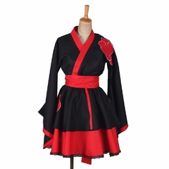 Conjunto de roupas femininas de anime para cosplay, 6 estilos, akatsuki, kimono, - dezzabella57