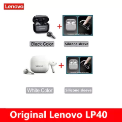 Imagem do Original lenovo lp40 tws fones de ouvido sem fio bluetooth toque esportivo