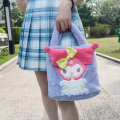 Imagem do Kawaii sanrioed ,pelúcia cinnamoroll ,melody kuromi, bolsas femininas ,bolsas de ombro