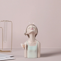 Artlovin borboleta, figuras de fadas, menina ,estatuetas mesa, de resina estátuas personagens criativos - comprar online