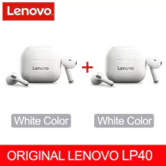 Original lenovo lp40 tws fones de ouvido sem fio bluetooth toque esportivo na internet