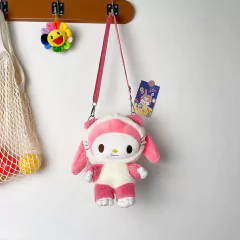 Kawaii sanrioed ,pelúcia cinnamoroll ,melody kuromi, bolsas femininas ,bolsas de ombro - loja online