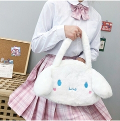 Kawaii sanrioed ,pelúcia cinnamoroll ,melody kuromi, bolsas femininas ,bolsas de ombro na internet