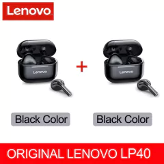 Original lenovo lp40 tws fones de ouvido sem fio bluetooth toque esportivo
