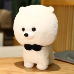 23cm cão brinquedo de pelúcia, recheado, macio, kawaii na internet
