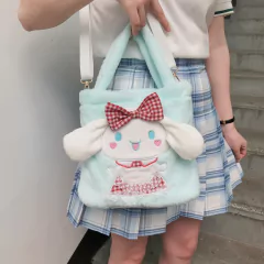 Kawaii sanrioed ,pelúcia cinnamoroll ,melody kuromi, bolsas femininas ,bolsas de ombro - comprar online