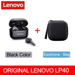 Original lenovo lp40 tws fones de ouvido sem fio bluetooth toque esportivo na internet