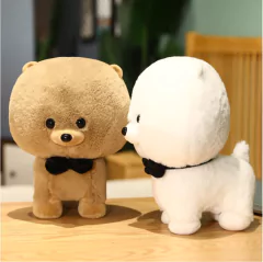 23cm cão brinquedo de pelúcia, recheado, macio, kawaii na internet