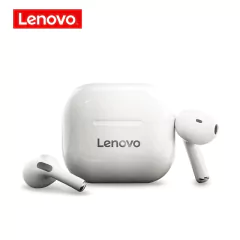 Original lenovo lp40 tws fones de ouvido sem fio bluetooth toque esportivo - dezzabella57