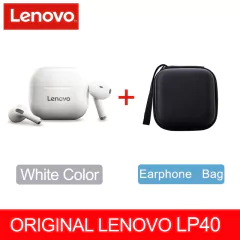 Original lenovo lp40 tws fones de ouvido sem fio bluetooth toque esportivo - loja online