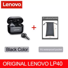 Original lenovo lp40 tws fones de ouvido sem fio bluetooth toque esportivo - comprar online