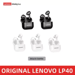 Original lenovo lp40 tws fones de ouvido sem fio bluetooth toque esportivo - comprar online