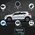MULTIMIDIA player de vídeo universal 7 Android 11 2 din rádio do carro - loja online