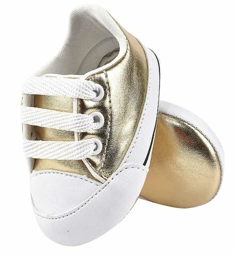 Tênis Dourado