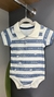 Body gola polo listrado
