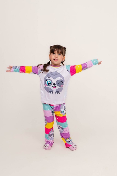 Pijama de Inverno-Bicho preguiça
