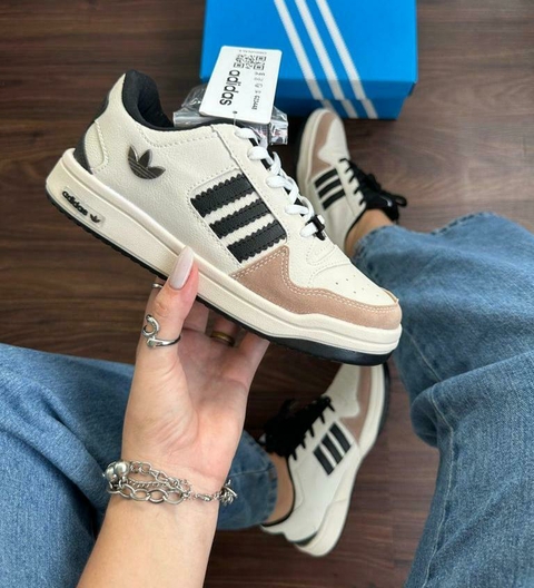 Tênis Adidas Fórum Premium - Branco/Preto
