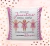 ALMOFADA OUTUBRO ROSA- PERSONALIZADA 30X30 - - loja online