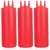 Garrafa de Plástico Twist 3 Furos para Molho Ketchup/ Mostarda/ Maionese...